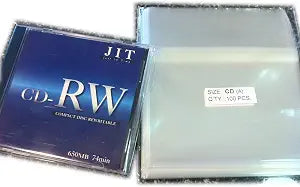 100 Pcs Standard CD Jewel Case Cello/Cellophane Bags (by UNIQUEPACKING)
