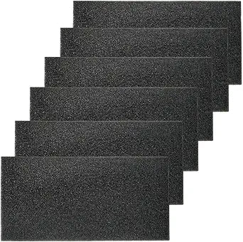 ARC-14S Activated Carbon Filter Compatible with Whynter Portable Air Conditioner Filter | Replace ARC-CF-14S, ARC-14SH, ARC-141BG, ARC-143MX Activated Carbon Filter, 6 Pack