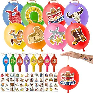 72 PCS Cowboy Party Favors for Kids