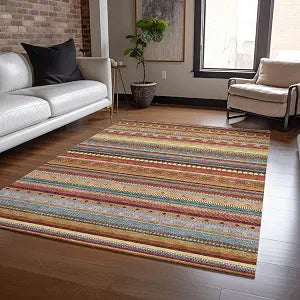 Addison Rugs Chantille ACN2218 Paprika 2'6" x 3'10" Indoor/Outdoor, Machine Washable, Easy Clean, Non Shedding, Bedroom, Living Room, Dining Room, Kitchen, Patio Rug