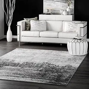 Nuloom Alayna Black/Ivory, 2' x 3', Abstract, Soft and Cozy, High Traffic, Stain Resistant, Durable Area Rug for Bedroom, Living Room, Dining Space, Den, Foyer, Entryway