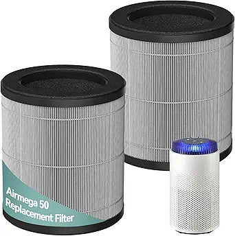 Airmega 50 Filter Replacement Compatible with Coway Airmega 50 Air Purifier
