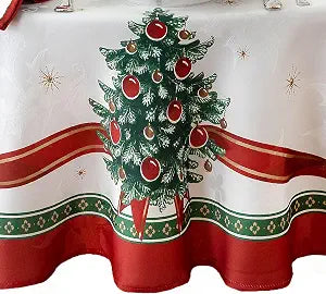 Elrene Villeroy & Boch Toy's Delight Engineered Tablecloth, Multicolor - 60" W x 84" L Oval