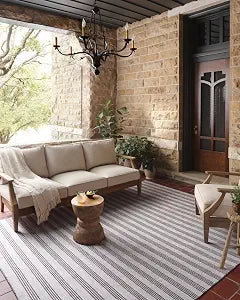 Loloi Magnolia Home Charlie Silver/Bark 2'-3" x 3'-9" Accent Rug