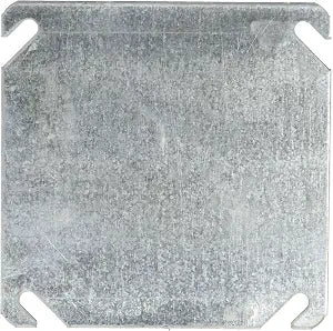 Raco Hubbell-Raco 8752-5 Flat Blank Square Cover, 4-Inch