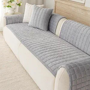 Velvet Washable Couch Cover for Dog,L Shape Sofa Cover for Pets.