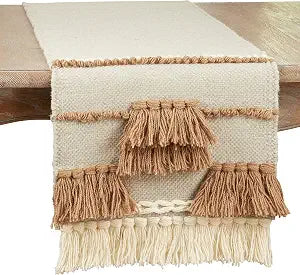 Textured Boho Table Runner