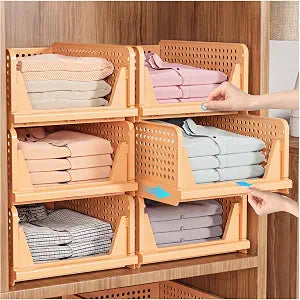 5 Pack Closet Organizer Basket, Closet Organizers and Storage, Yellow