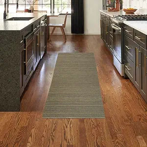 Nourison Home Washable Essentials Green 2'2" x 8' Area Rug - Easy Clean, Non Shedding, Bed Room, Living Room, Dining Room, Kitchen (8' Runner)