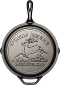 Lodge Seasoned Cast Iron 12 Inch Skillet with John Deere Logo