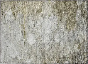 Addison Rugs Chantille ACN698 Brown 1'8" x 2'6" Indoor Outdoor Area Rug, Easy Clean, Machine Washable, Non Shedding, Bedroom, Entry, Living Room, Dining Room, Kitchen, Patio Rug