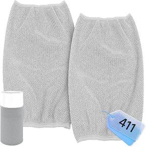 2 Pack 411 Pre-Filter Cover for Blueair Blue Pure 411 Purifier, Also Fits 411 Auto & MINI, Washable Fabric Replacement, Grey