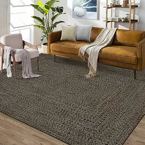 Garvee Printed Rugs (Not Woven!) 3x5 Washable Rugs for Entryway Small Bedroom Rug Non Slip Throw Carpet Farmhouse Soft Low Pile Rustic Accent Rug for Living Room Office Home Decor