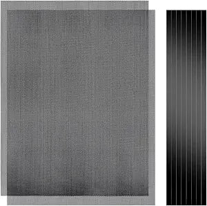 Cut-to-Fit Magnetic PC Dust Filter Mesh, 400x300mm PVC DIY Cover, 2 Pack
