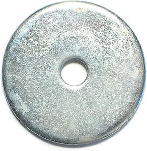 Hard-To-Find Fastener Zinc Fender Washers, Durable Zinc Plated Steel Flat Hardware for DIY, Construction, Home Improvement, 3/16 x 1-1/4, Pack of 100
