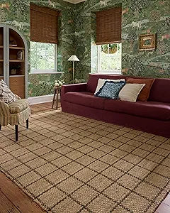 Loloi Chris Loves Julia Fletcher Natural/Olive 2'-3" x 3'-9" Runner Rug