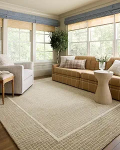 Loloi Chris Loves Julia Briggs Wheat/Ivory 2'-3" x 3'-9" Accent Rug
