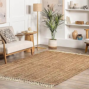 nuLOOM Raleigh Natural Solid Hand Tufted Area Rug, 2' x 3'