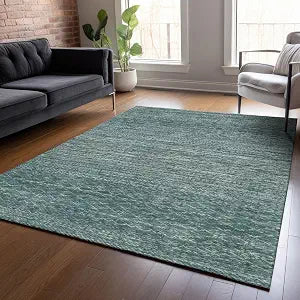 Addison Rugs Chantille ACN2150 Teal 3' x 5' Indoor/Outdoor, Machine Washable, Easy Clean, Non Shedding, Bedroom, Living Room, Dining Room, Kitchen, Patio Rug
