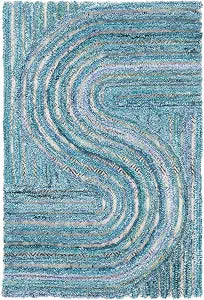 SAFAVIEH South Hampton Collection Accent Rug - 2'3" x 4', Blue, Handmade Wool, Ideal for The Living Room, Dining Room, Bedroom (SHA301M-24)