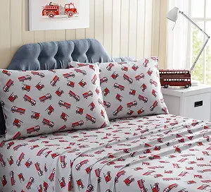 Kute Kids Super Soft Sheet Set- Cozy Light Children's- Winter/Summer All-Season Comfort, Micro Fiber for Boys & Girls Bed- Pillowcase(s); Available in Toddler, Twin, Full & Queen
