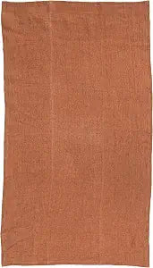 Creative Co-Op Stonewashed Linen Decorative Tea Towel for Dining and Kitchen, Rust