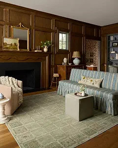 Loloi Rifle Paper Co Orchard Green/Multi 2'-0" x 5'-0" Accent Rug