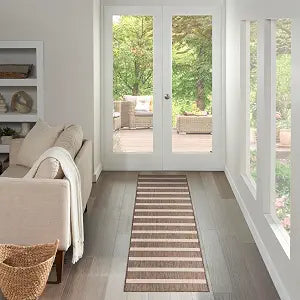 Nourison Home Positano Natural Ivory 2'2" x 10' Area Rug - Easy Clean, Non Shedding, Bed Room, Living Room, Dining Room, Kitchen (10' Runner)