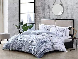 City Scene - Twin Size Duvet Cover Set with Sham
