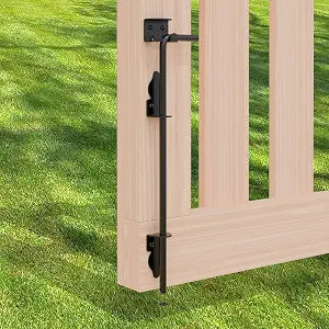 18 Inch Cane Bolt Gate Drop Rod, Heavy Duty Steel Ground Anchor