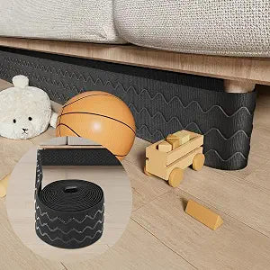 Babenest 156"x3" Adjustable Under Couch Blocker to Prevent Kids Pet Toys