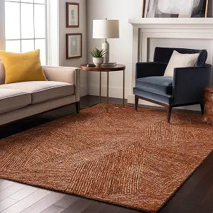Addison Rugs Mayfield AMF991 Copper 2'6" x 3'10" Indoor Premium Machine Washable Rug, Silky Soft, Easy Clean, Non Shedding, Bedroom, Living Room, Dining Room, Kitchen Rug