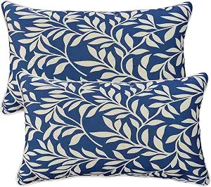 JMGBird Waterproof Outdoor Pillow Covers with Inserts Included
