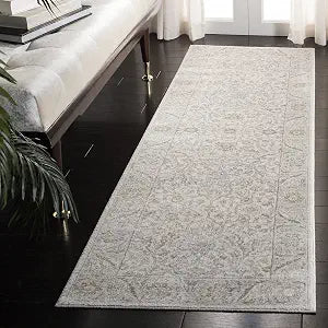 SAFAVIEH Isabella Collection Runner Rug - 2'2" x 8', Cream & Beige, Oriental Design, Non-Shedding & Easy Care, Ideal for High Traffic Areas in Living Room, Bedroom (ISA912A)