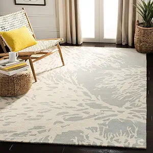SAFAVIEH Bella Collection Accent Rug - 2' x 3', Grey & Ivory, Handmade Wool, Ideal for High Traffic Areas in Entryway, Living Room, Bedroom (BEL115D)