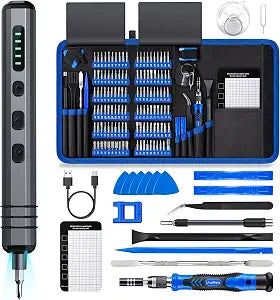 Mini Electric Screwdriver Set 140-IN-1: Small Electric Screwdriver Cordless