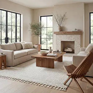nuLOOM Kerry Cream Geometric Power Loomed Area Rug, 2' x 3'