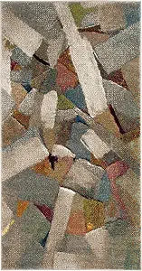 SAFAVIEH Porcello Accent Rug 2'3"x4', Grey & Multi PRL6937B