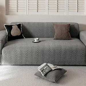 Stretch Sofa Cover for 2-3 Cushion Couch, Washable Couch Cover for Sofa & Loveseat, Non-Slip Sofa Slipcover for Furniture Protection, Soft Couch Covers for Sofa, Pet Friendly