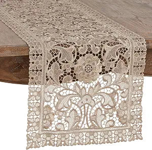 Floral Vintage Lace Table Runner