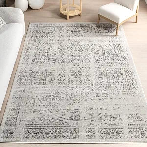 nuLOOM Arlena Grey Medallion Power Loomed Area Rug, 2' x 3'