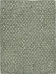 Garland Rug Medallion 4' x 6' Sage Non Slip Polypropylene Area Rug- Ideal for Living Rooms & Hallways, Stylish & Durable for High-Traffic Areas