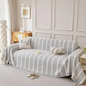 Couch Covers for Dogs 2 Cushion Couch, Boho Sofa Cover Washable
