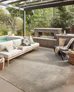 Loloi Dawn Natural 2'-3" x 3'-9" Accent Rug