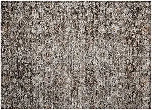 Addison Rugs Chantille ACN651 Fudge 1'8" x 2'6" Indoor Outdoor Area Rug, Easy Clean, Machine Washable, Non Shedding, Bedroom, Living Room, Dining Room, Kitchen, Patio Rug