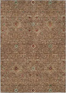 Addison Rugs Chantille ACN1130 Paprika 2'6" x 3'10" Indoor Outdoor Area Rug, Easy Clean, Machine Washable, Non Shedding, Bedroom, Entry, Living Room, Dining Room, Kitchen, Patio Rug