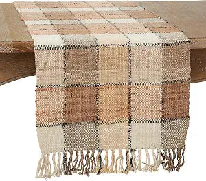 Checkered Design Table Runner