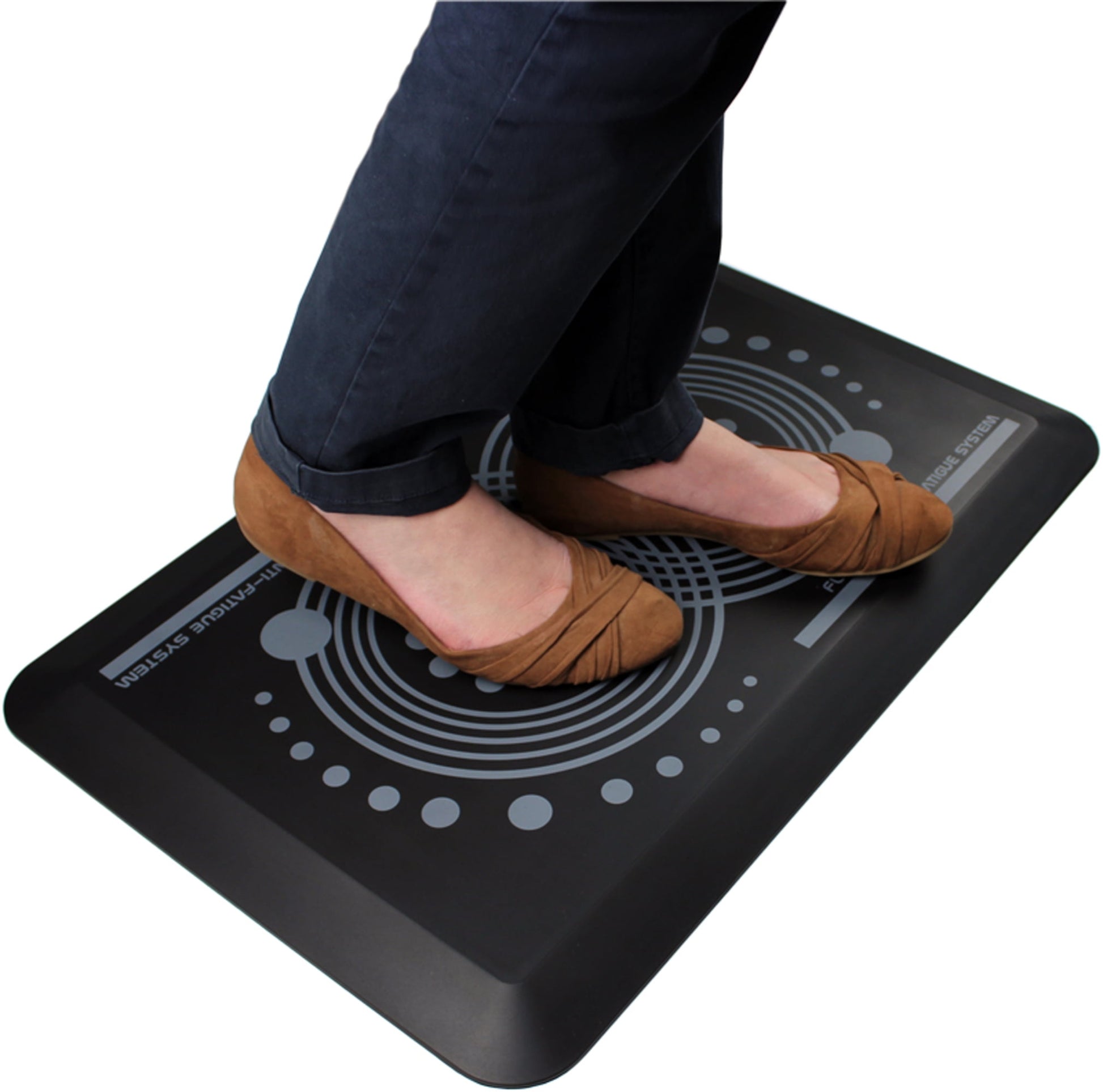 AFS-TEXÂ® 2000 Black Active Anti-Fatigue Mat - 16" x 24"