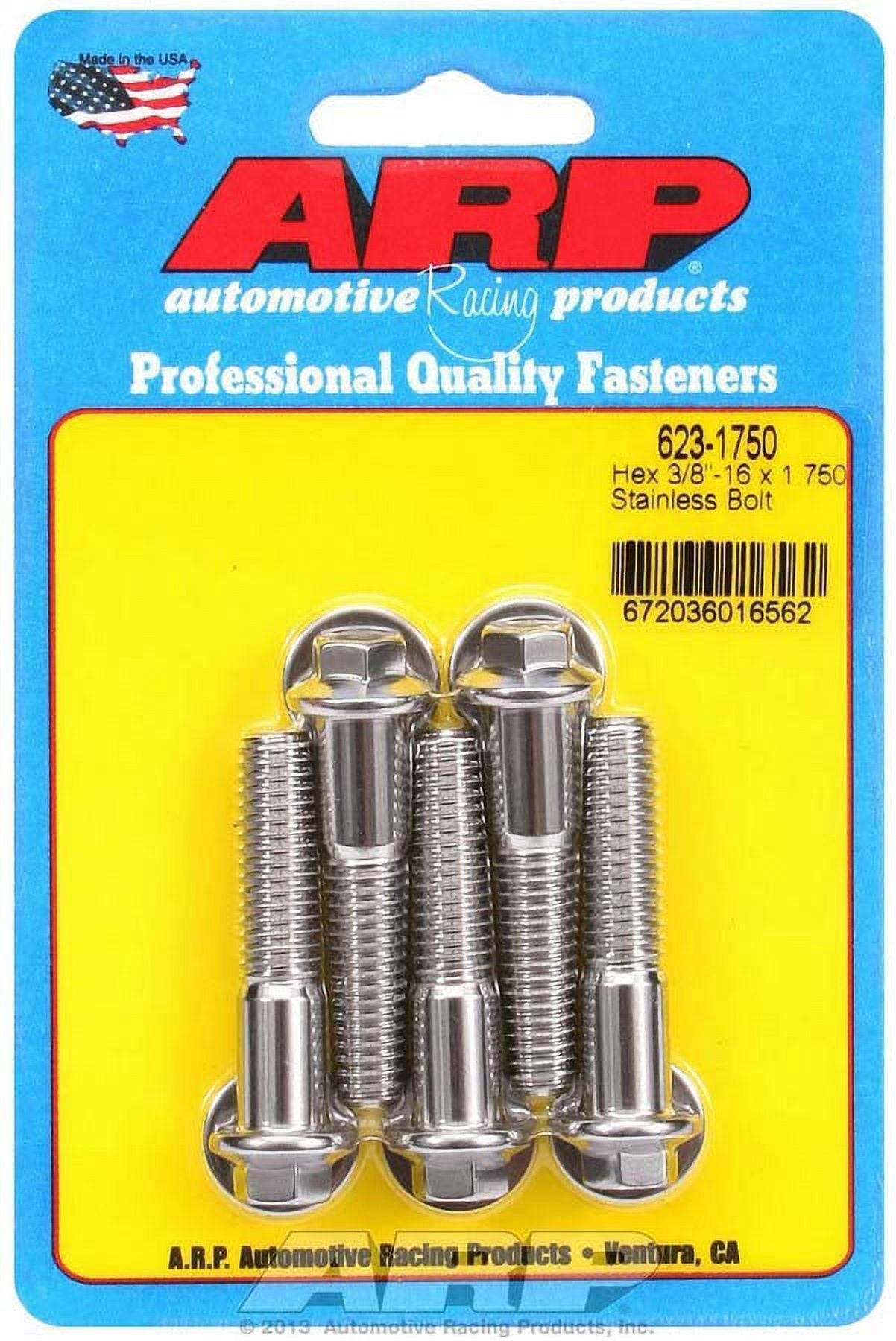 ARP INC. 623-1750 3/8-16 X 1.750 HEX SS BOLTS
