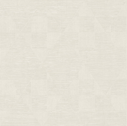 Advantage Wegener Ivory Geometric Wallpaper